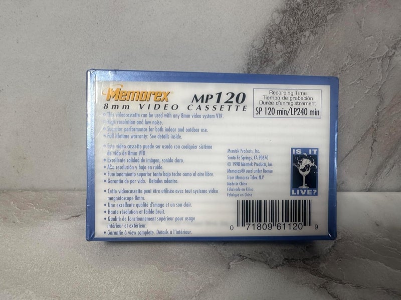 Memorex 8mm Video Cassette MP-120 - Image 2